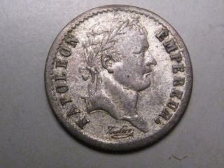 1811 A Silver 1/2 Franc.  France.  Napoleon Bonaparte.  Middle Grade.  Paris photo