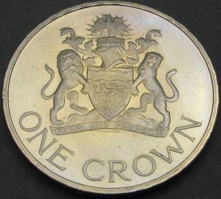 Malawi 1 Crown 1966 Proof - Day Of The Republic - 3053 猫 photo