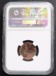 1887 Great Britain Farthing,  Ngc Ms 64 Rb,  Coin UK (Great Britain) photo 2