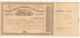 State Of Texas Houston,  Tap And Brazoria Railway Company Stock Certificate Transportation photo 2