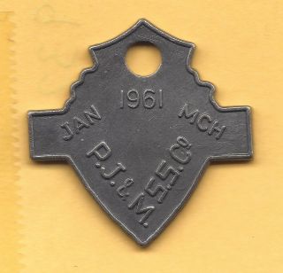 Manly Australia Transpotation Token 480 - Nd 25 Very Rare & Dated Pass photo