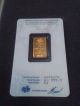 5 Gram Pamp Suisse Gold Bar.  9999 Fine (in Assay) X5 Bars & Rounds photo 1