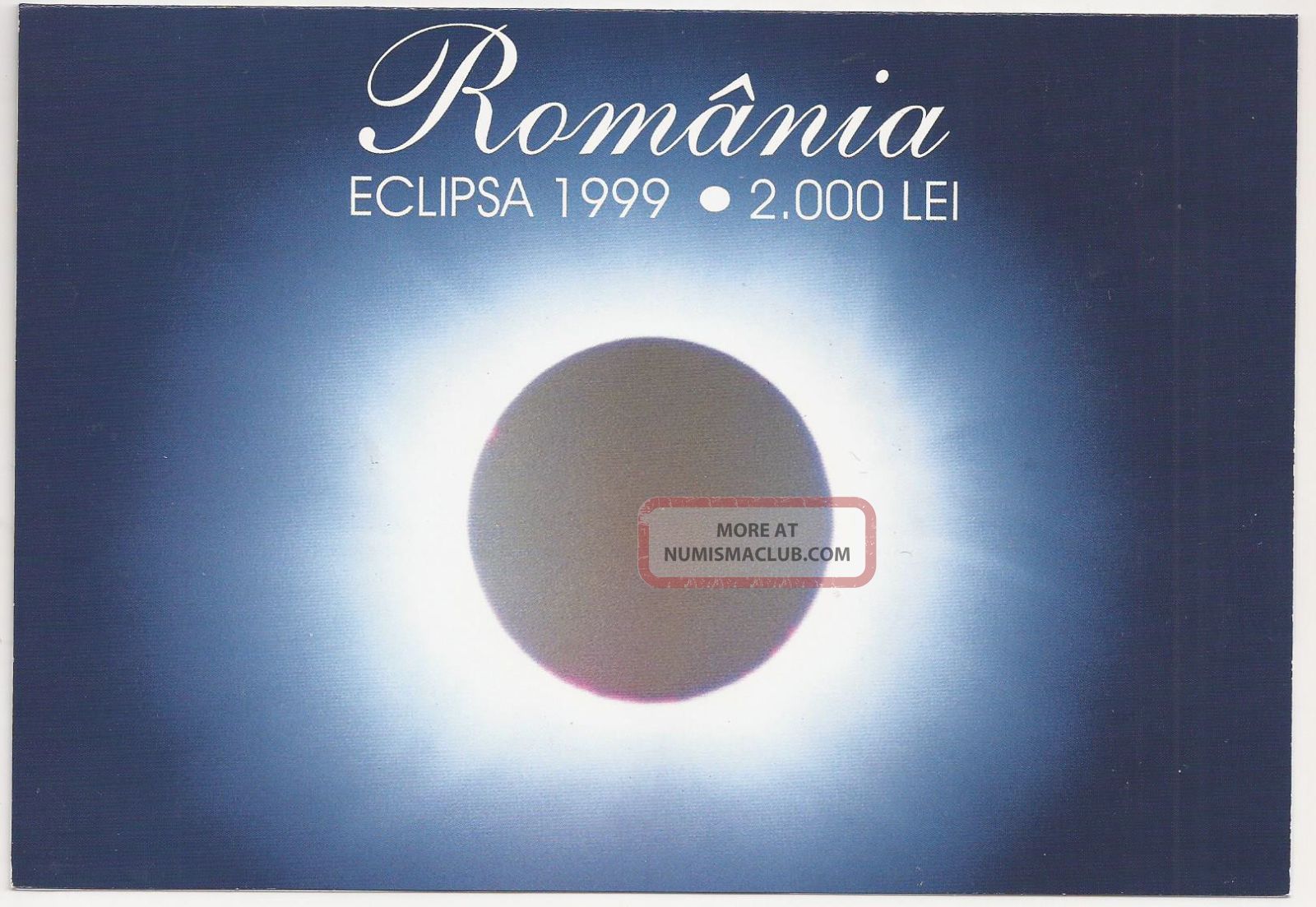 2000 Lei 1999 Unc, Serial Number 001a With Folder, Total Solar Eclipse ...