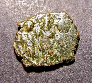 Heraclius,  Empress & Constantine In Constantinople,  Byzantine Emperor Coin photo