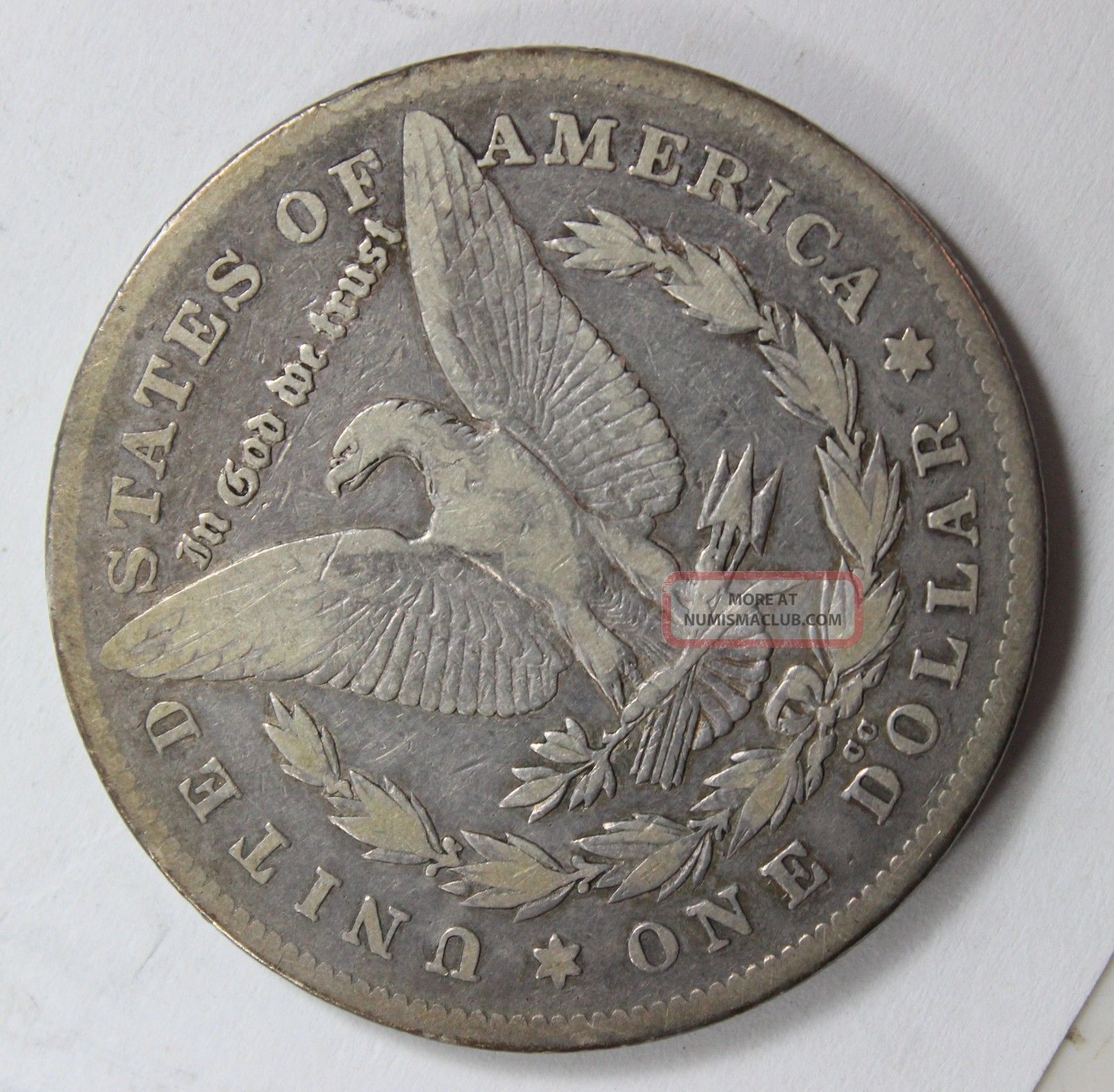 1878 Cc Morgan Silver Dollar Coin