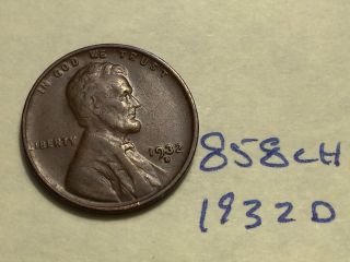 1932 - D 1c Bn Lincoln Cent (858ch) photo