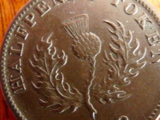 1832 N.  S.  George Iv 1/2 Penny Token Ns - 1d3 Ef - 45 -.  99 St.  - No Res. photo