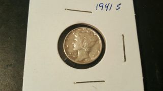 1941 S Mercury Dime Silver Uncirculated photo
