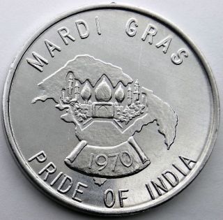 Pride Of India Token - 1970 Fun Timers Carnival Club Aluminum Doubloon photo