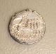 132 Bc M.  Aburius Geminus,  Sol Reverse Ancient Roman Republic Silver Denarius Vf Coins: Ancient photo 2