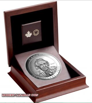 2015 Canada $100 10oz Fine Silver - Albert Einstein Theory Of Relativity - 100 Years photo