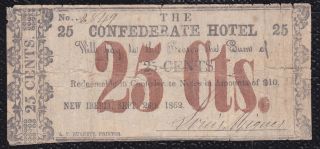 25 Cents The Confederate Hotel,  Iberia,  September 1862 photo