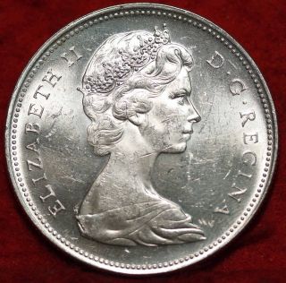 Uncirculated 1963 Canada Silver $1 Foreign Coin S/h photo