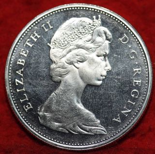 Uncirculated 1965 Canada Silver $1 Foreign Coin S/h photo
