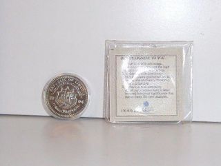 2004 Liberia $10 George W Bush Uncirculated Commemorative Coin With photo