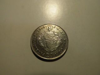 Hungary 20 Krajczar,  1848 - B Au Cond.  Silver Coin photo