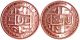 Bhutan Kingdom - Jigme Singye Wangchuk - Unc 5 Chertrums - Bronze Coin Bk37 Asia photo 2