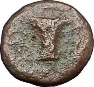 Kyme In Aeolis 350bc Eagle & Vase On Authentic Ancient Greek Coin I49776 photo
