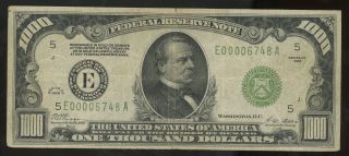 $1000 1928 Richmond Dark Green Seal Very Fine 5 Of 12 Gold Obligation photo