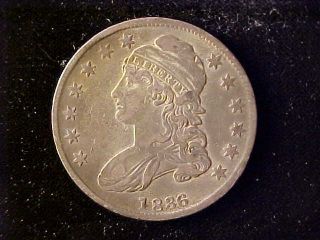 Bust 50 Cents 1836 Scratches photo