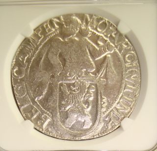 1648 Netherlands Kampen Silver Lion Daalder Ngc Ms61 photo