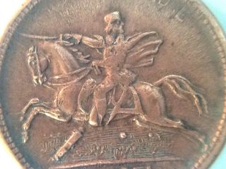 Very,  Very Rare 1863 Token/coin Depicting Civil War Hero photo