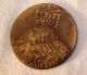 Bronze State Medal Coin Peace Treaty 1979 Israel Egypt Washington Middle East photo 5