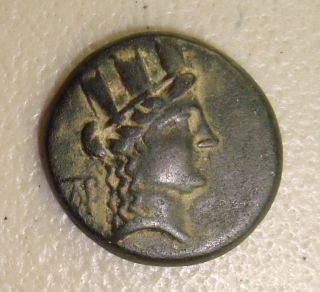2nd - 1st Cent.  Bc Cilicia,  Hierapolis - Castabala Ancient Greek Bronze 22 Mm Vf photo