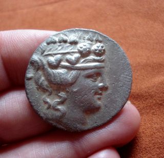 Greek Silver Coin,  Ar Tetradrachm. photo