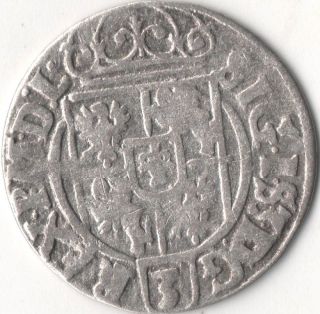 1626 Silver 1/24 Thaler Rare Very Old Antique Renaissance Medieval Era Coin photo