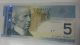 2006 Journey Series 5 Dollar Unc Low Serial Number Banknote Check It Out Canada photo 1
