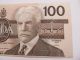 1988 Bank Of Canada One Hundred Dollar,  Canadian 100 Dollars Au Canada photo 2