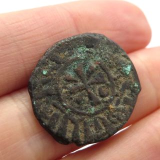 Emperor Crusader Armenian Kingdom Cilicia Hetoum I 1226ad Ancient Medieval Coin photo