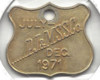 Manly Australia Transpotation Token 480 - Rp 36 Rare & Dated Pass photo
