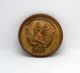 1863 Civil War Copper Token Storecard Washington / Peace Handshake F 118/418a Exonumia photo 1
