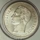 2 Bolivares 1929 Gram 10 Venezuela Silver Coin Uncirculated Key Date Venezuela photo 2