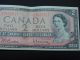 1954 $2 Dollar Bank Note Canada L/u7632817 Beattie - Rasminsky Mod Port Unc Canada photo 3