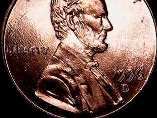 1996 - D Lincoln One Cent 
