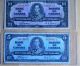 1937 Bank Of Canada Bills - $1 $2 $5 $10 $20 $50 $100 Canada photo 5