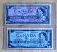1954 Bank Of Canada Bills - $1 $2 $5 $10 $20 $50 $100 Canada photo 4