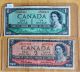 1954 Bank Of Canada Bills - $1 $2 $5 $10 $20 $50 $100 Canada photo 6