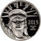 2015 - W American Platinum Eagle Proof (1 Oz) $100 - Ngc Pf70 Early Releases Moy Platinum photo 2