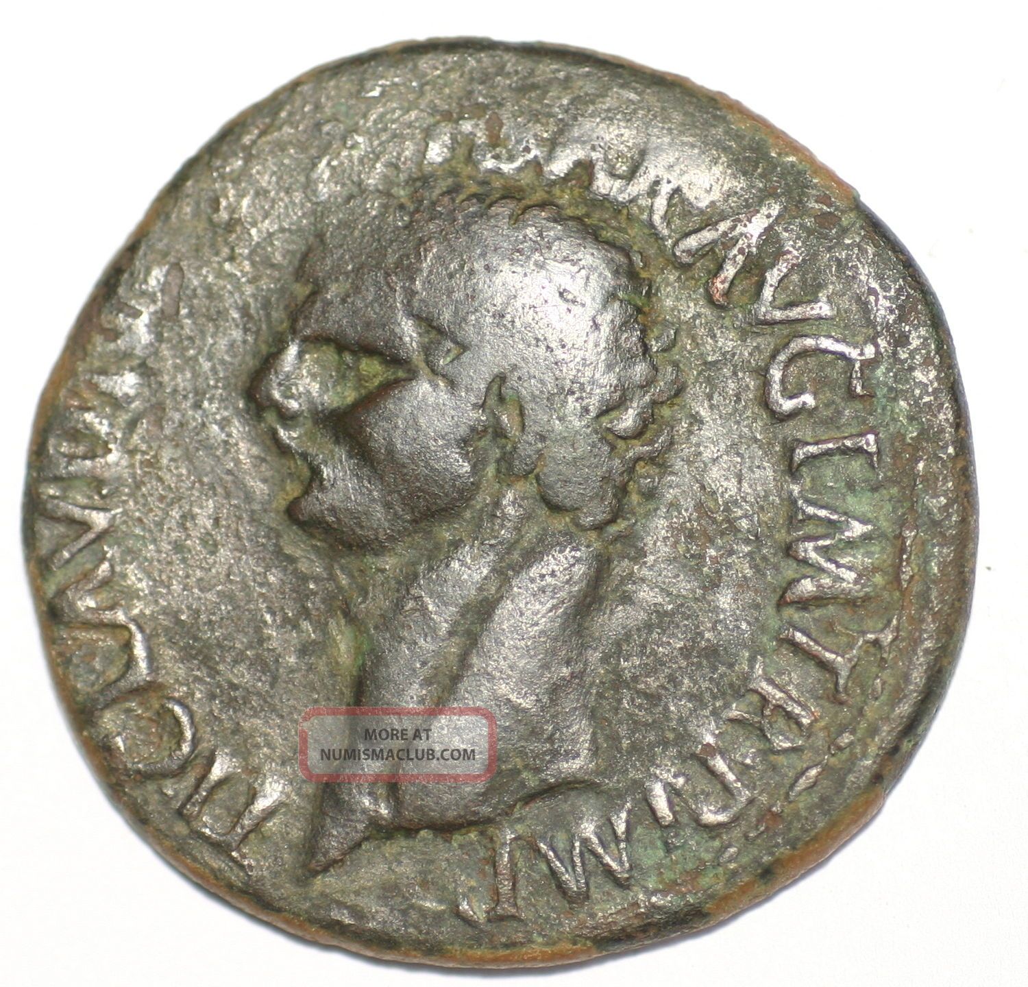 Roman Brozne Coin As Claudius Minerva Sc Rome Ae28