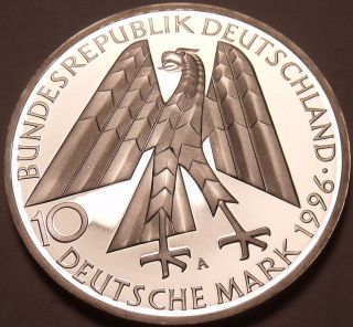 Large Germany Silver Proof 1996 - A 10 Marks 150th Anniv Of Kolpingwerk photo