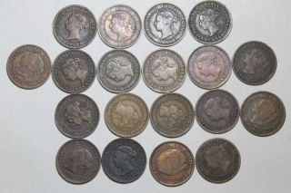 19 Canadian Cents 1859 - 1901 photo