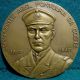 Woman,  Ships,  Owl,  Sextant /commander Abel Fontoura - War Navy 80mm Bronze Medal Exonumia photo 1
