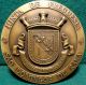 Portuguese Chapel From 1579 / Coat Of Arms 80mm Bronze Medal Exonumia photo 1