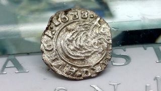Hungary Denar,  1638 Silver Ancient Coin,  Ferdinand Iii 1638kb Denar Dinar photo