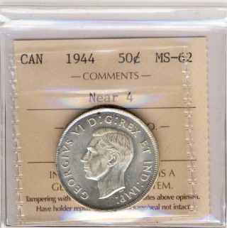 1944 50 Cents Canada 