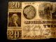 Obsolete Currency $20 The Augusta Insurance Banking Co.  Georgia Nov 20th 1852 Paper Money: US photo 2